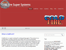 Tablet Screenshot of coldfiresupersystems.com